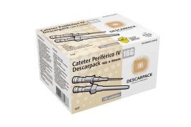 Cateter Periférico Intravenoso 16G - 100 Unid - Descarpack